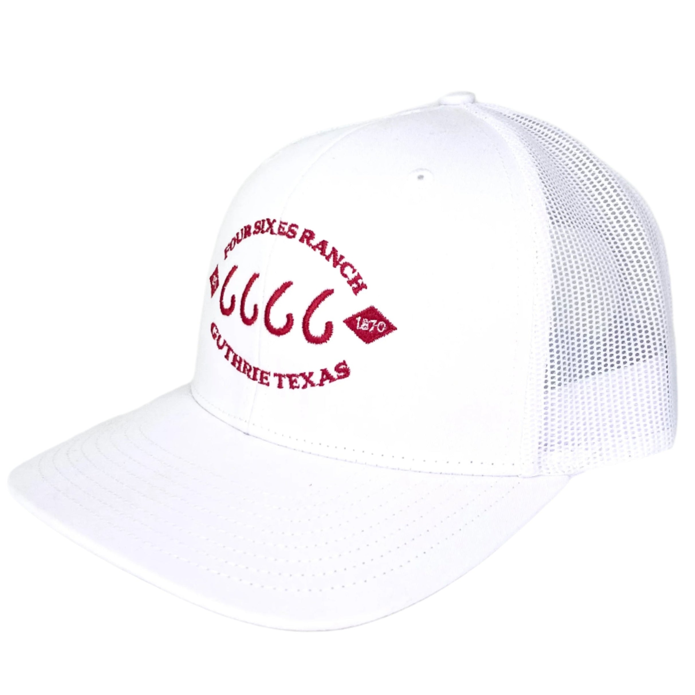 6666 Guthrie TX Trucker - White