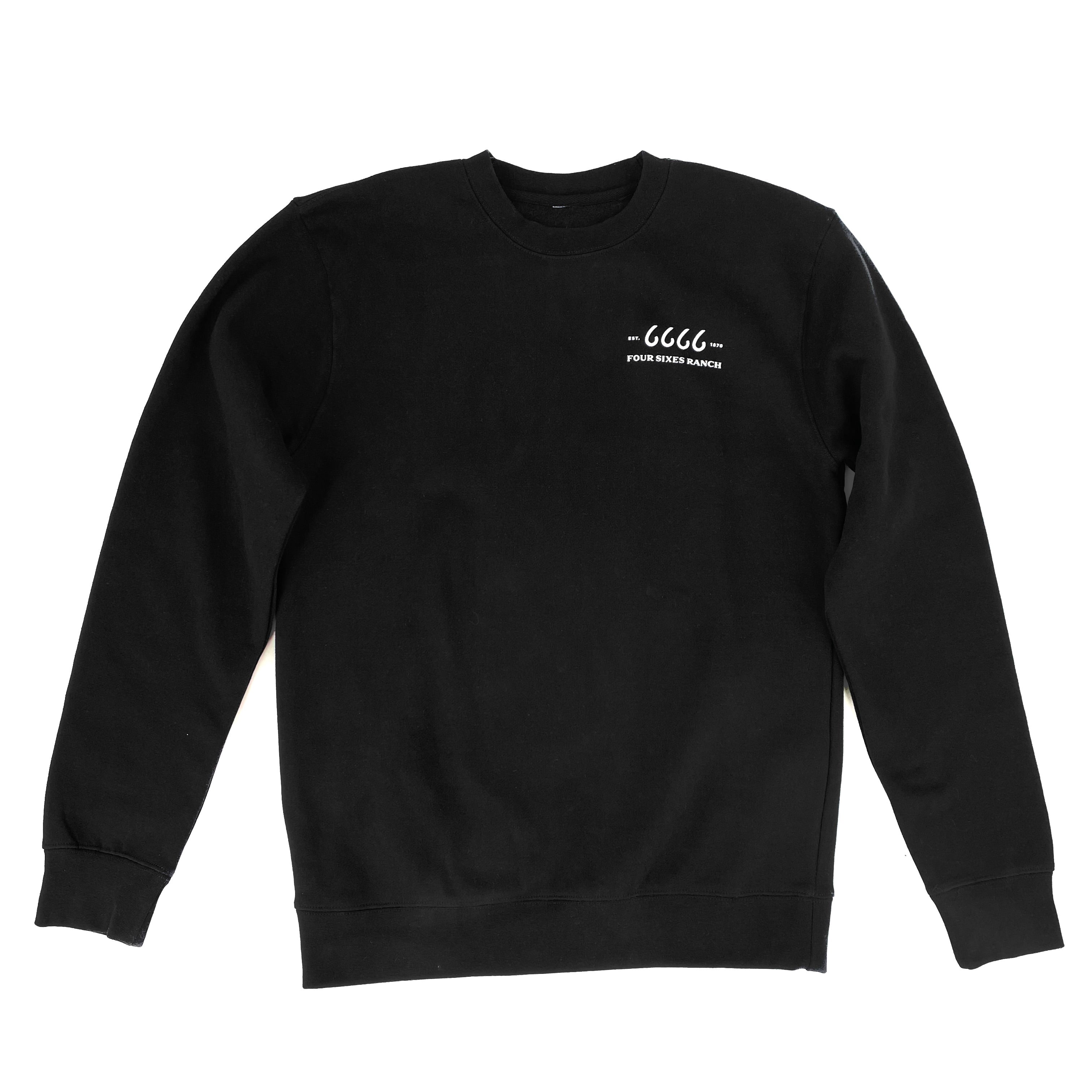 Ranch Tested Crewneck Sweatshirt-Black