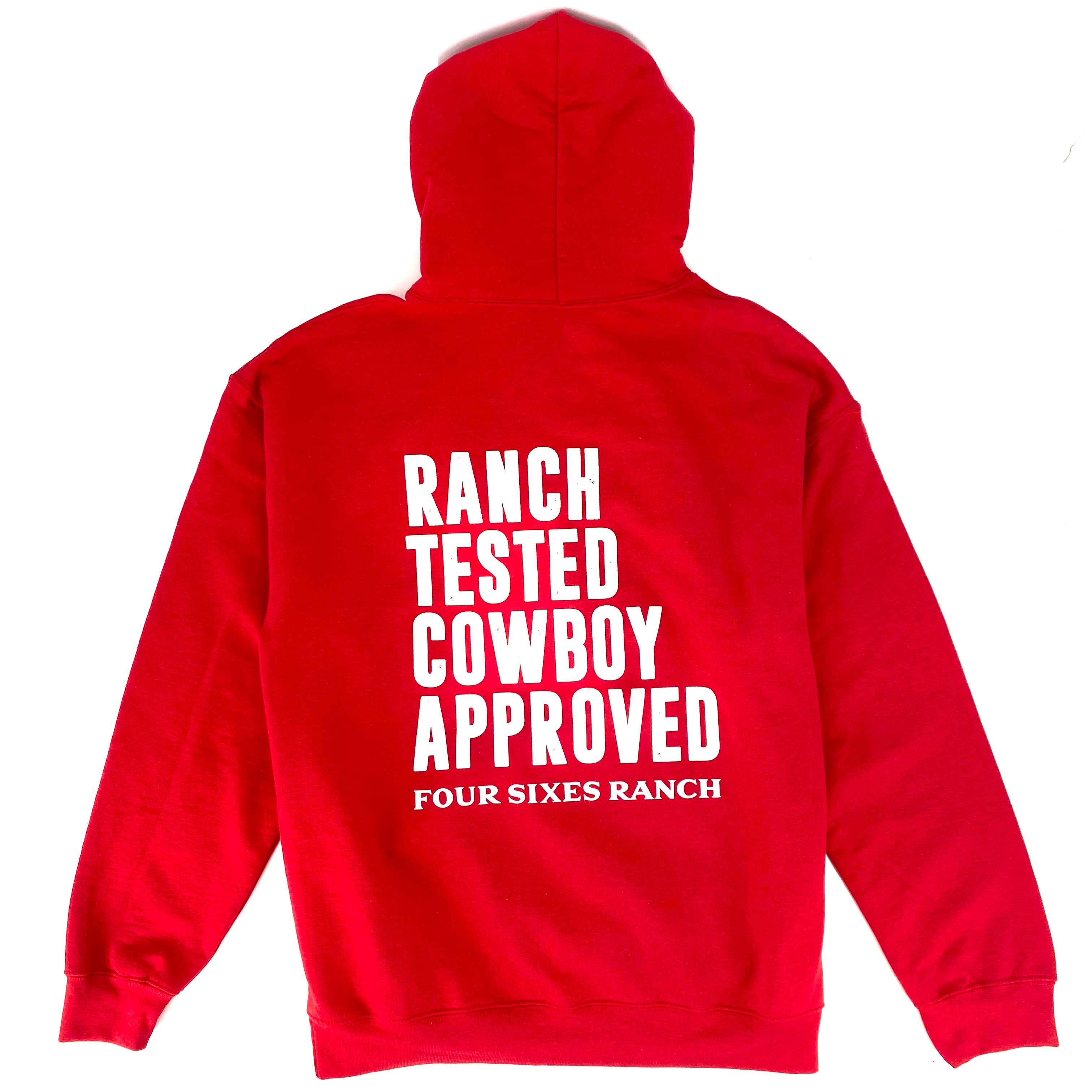 Ranch Tested Hoodie-Red