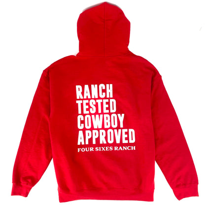 Ranch Tested Hoodie-Red