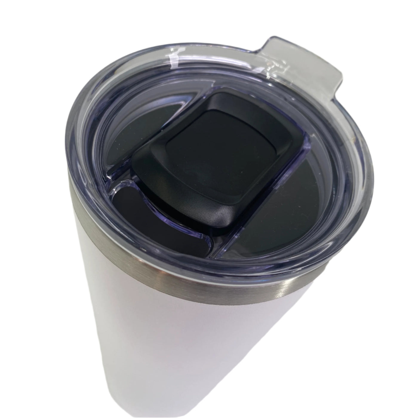 Four Sixes 28oz Stainless Steel Tumbler-White