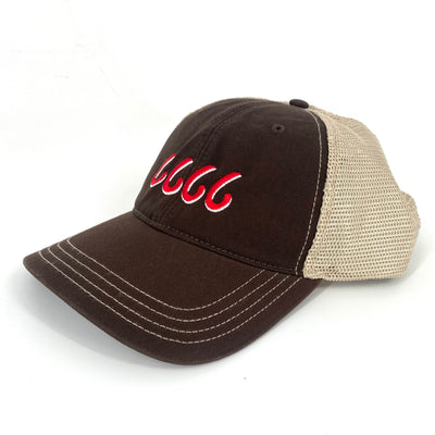 Four Sixes Relaxed Cap-Brown/Khaki