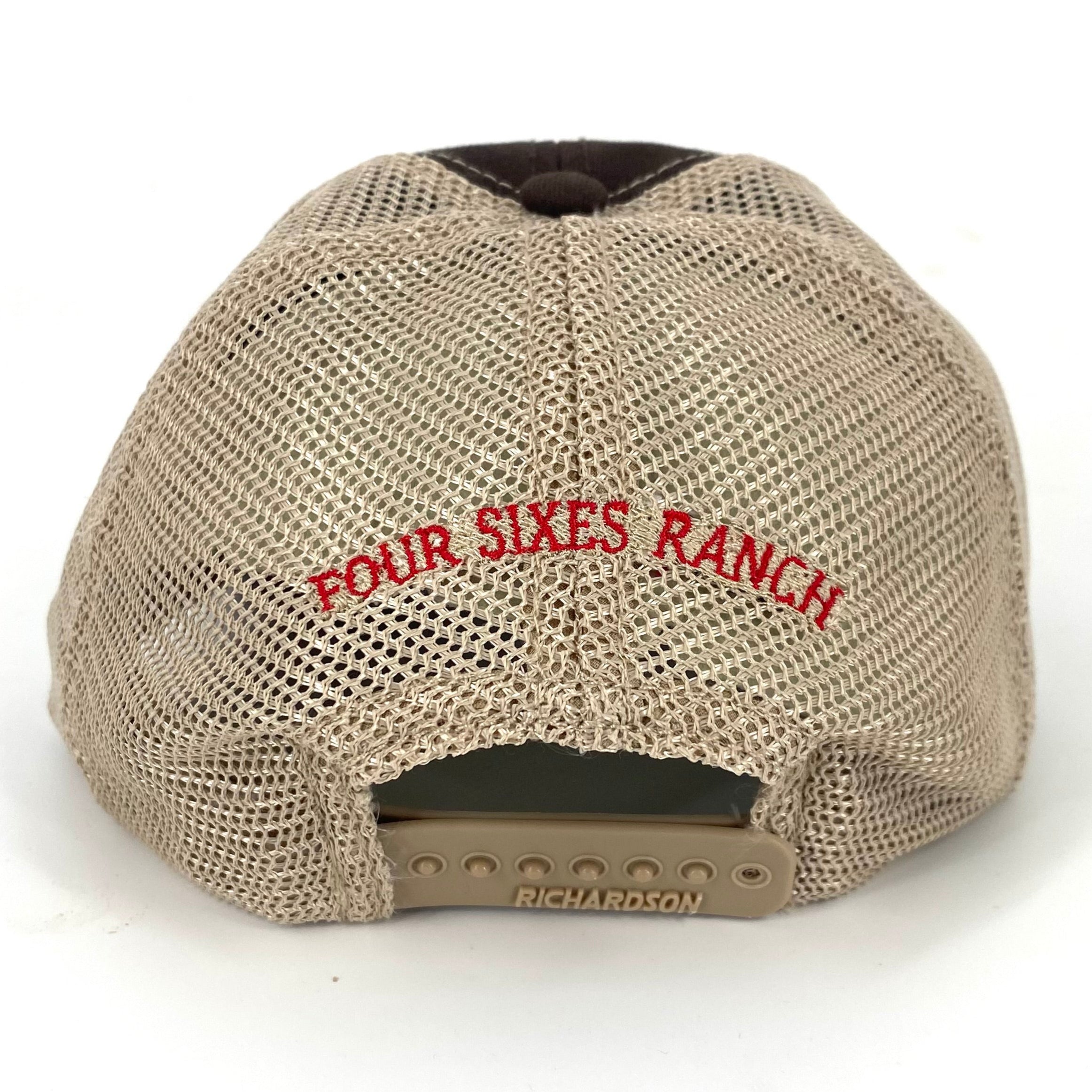 Four Sixes Relaxed Cap - Brown/Khaki