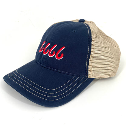 Four Sixes Relaxed Cap - Navy/Khaki