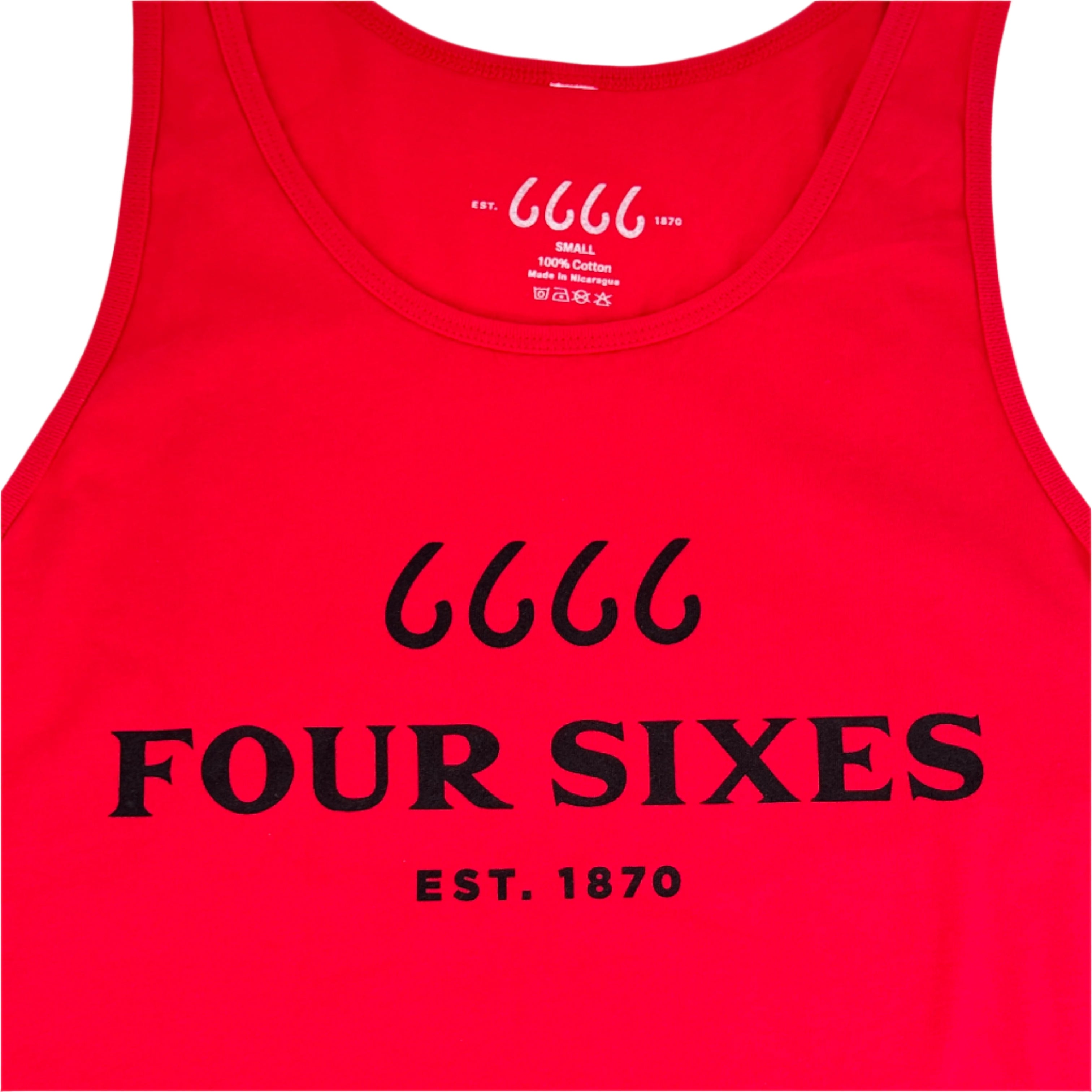 Four Sixes Logo Tank Top - Red