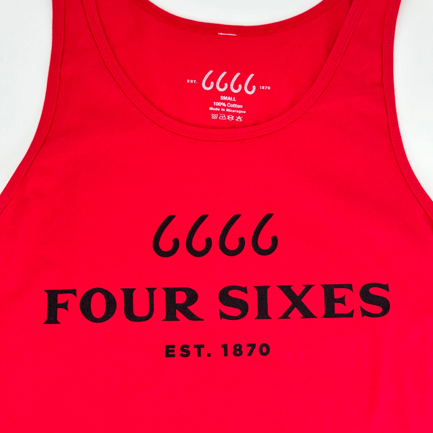 Four Sixes Logo Tank Top - Red