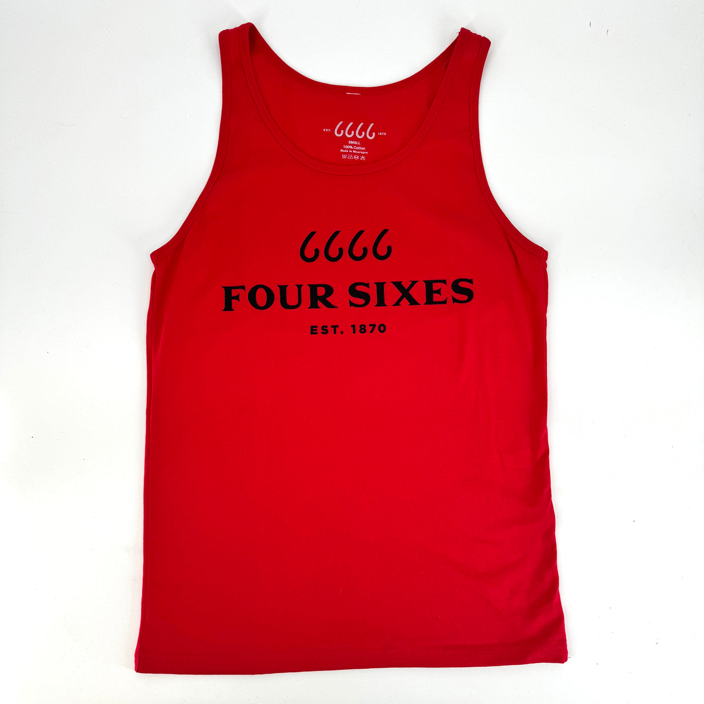 Four Sixes Logo Tank Top - Red