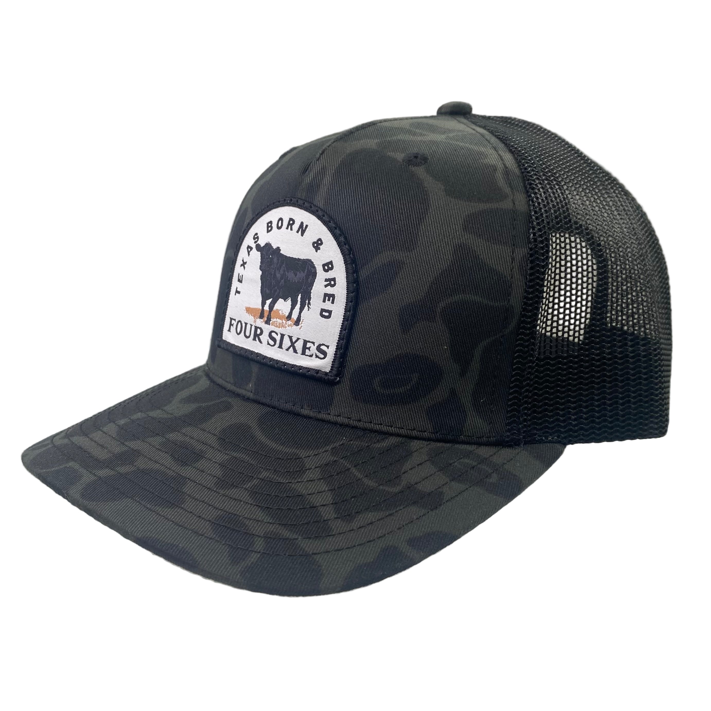 Texas Born/Bred Richardson 112 Trucker-Black/Grey