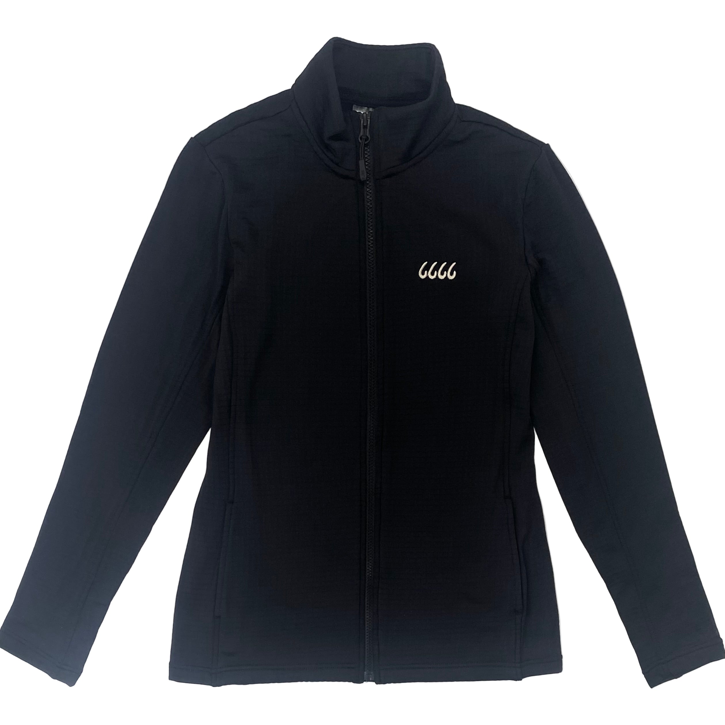 Four Sixes Women's Grid Tech Jacket-Black