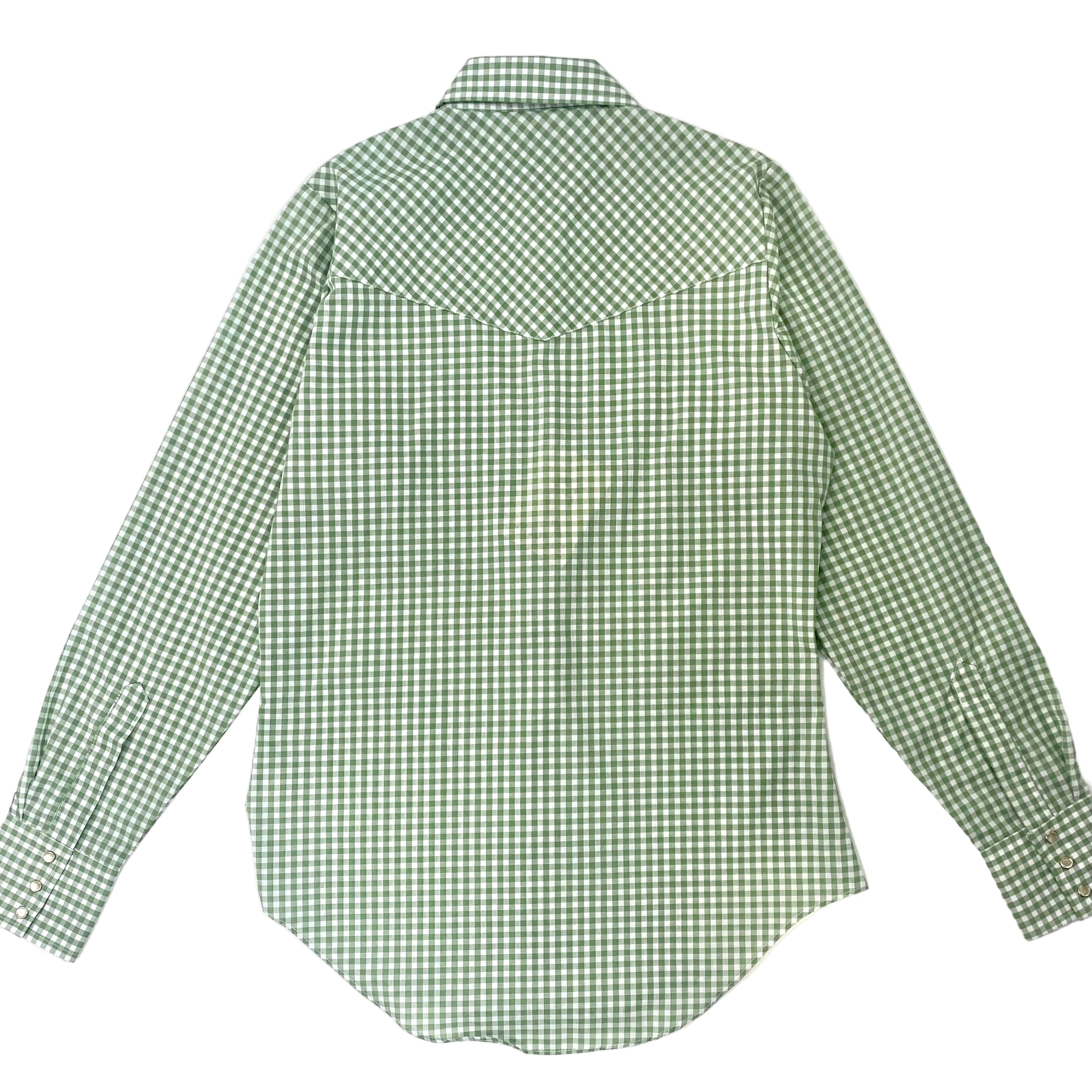 Ely Cattleman Women's Cowboygirl Snap Shirt-Sage Brush Gingham