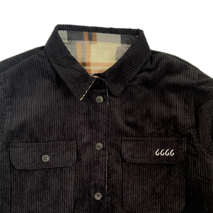 Four Sixes Corduroy/Flannel REVERSIBLE Shacket