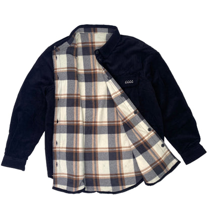 Four Sixes Corduroy/Flannel REVERSIBLE Shacket