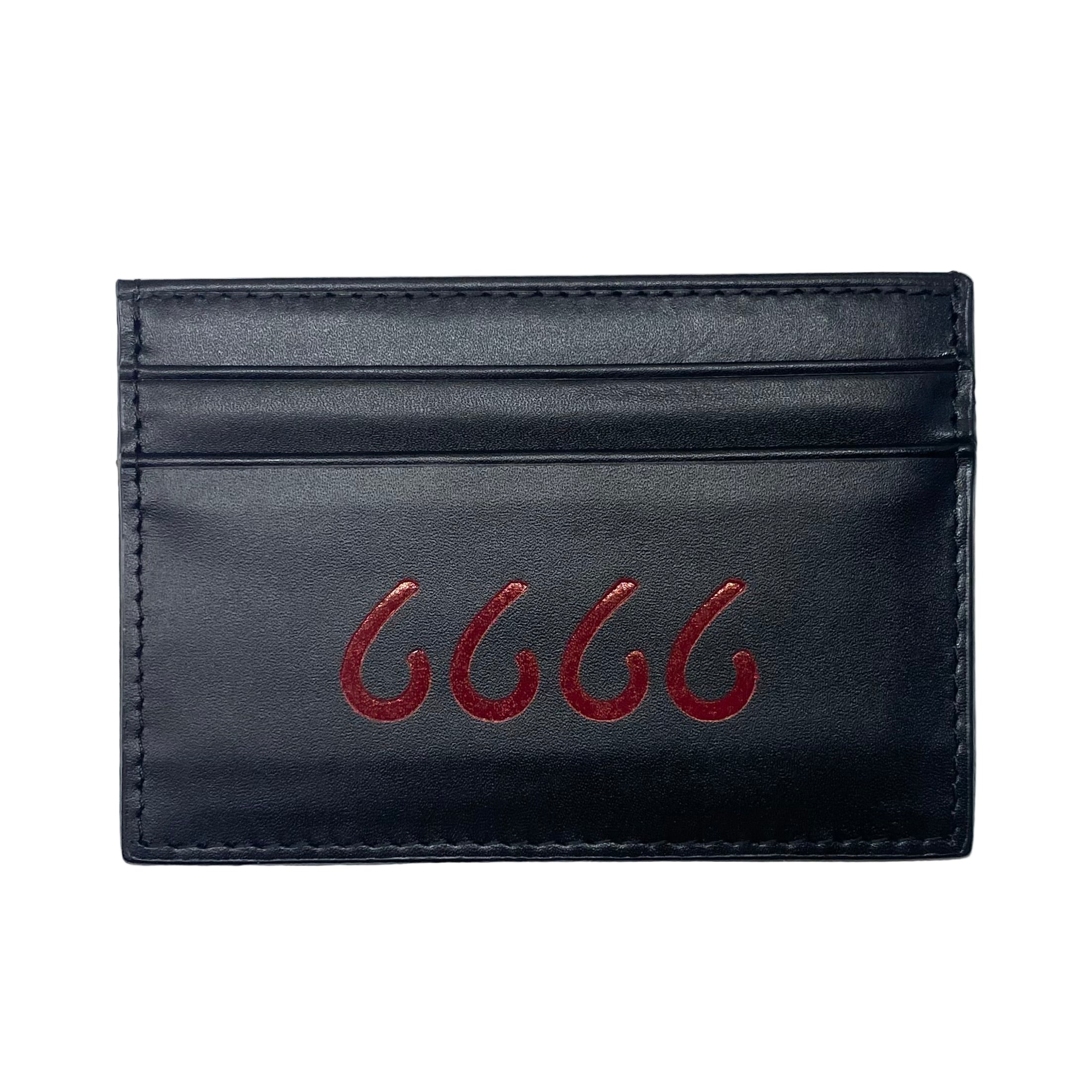 Black 6666 Card Holder