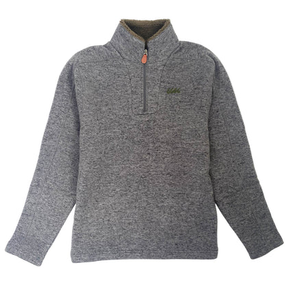 Schaefer Elkhorn Pullover-Heather Gray