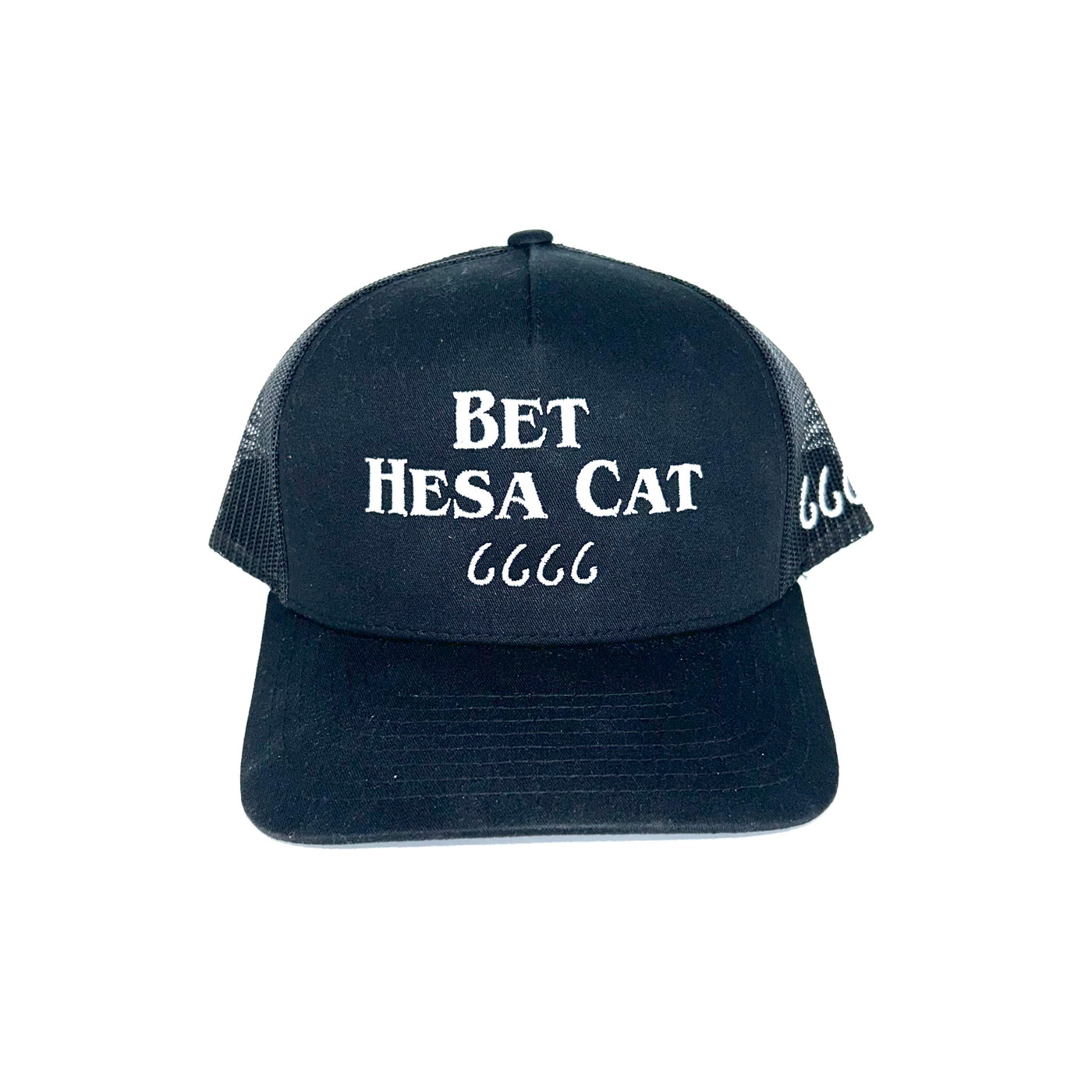 Bet Hesa Cat Stallion Cap-Black/Black