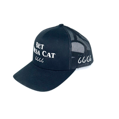 Bet Hesa Cat Stallion Cap-Black/Black