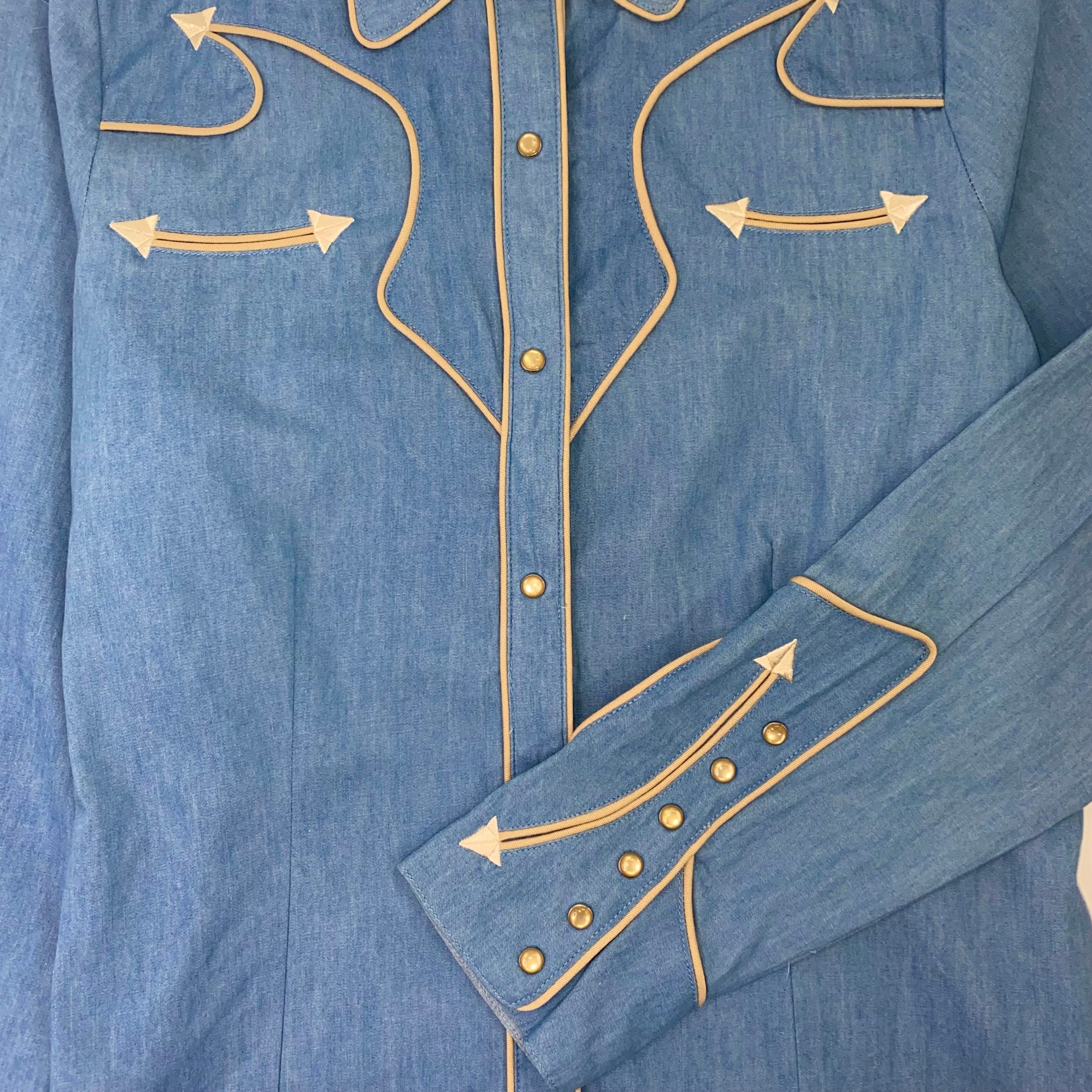Ladies Vintage Denim Shirt