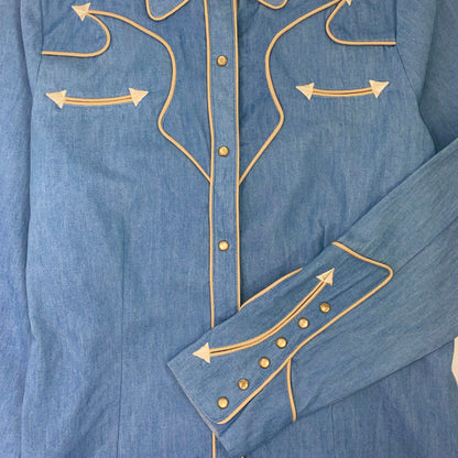 Ladies Vintage Denim Shirt