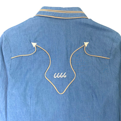 Ladies Vintage Denim Shirt