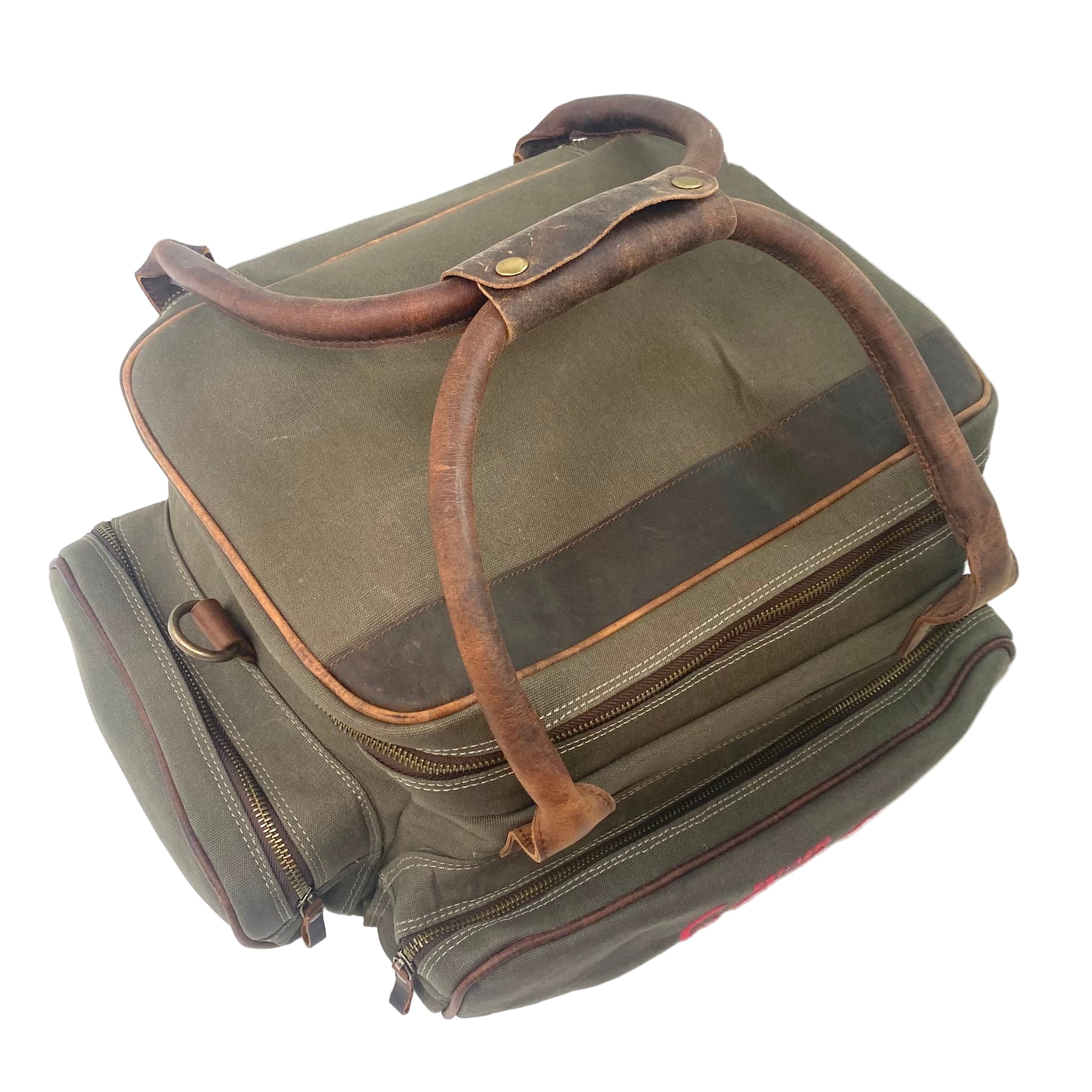 Green Canvas Range/Field Bag