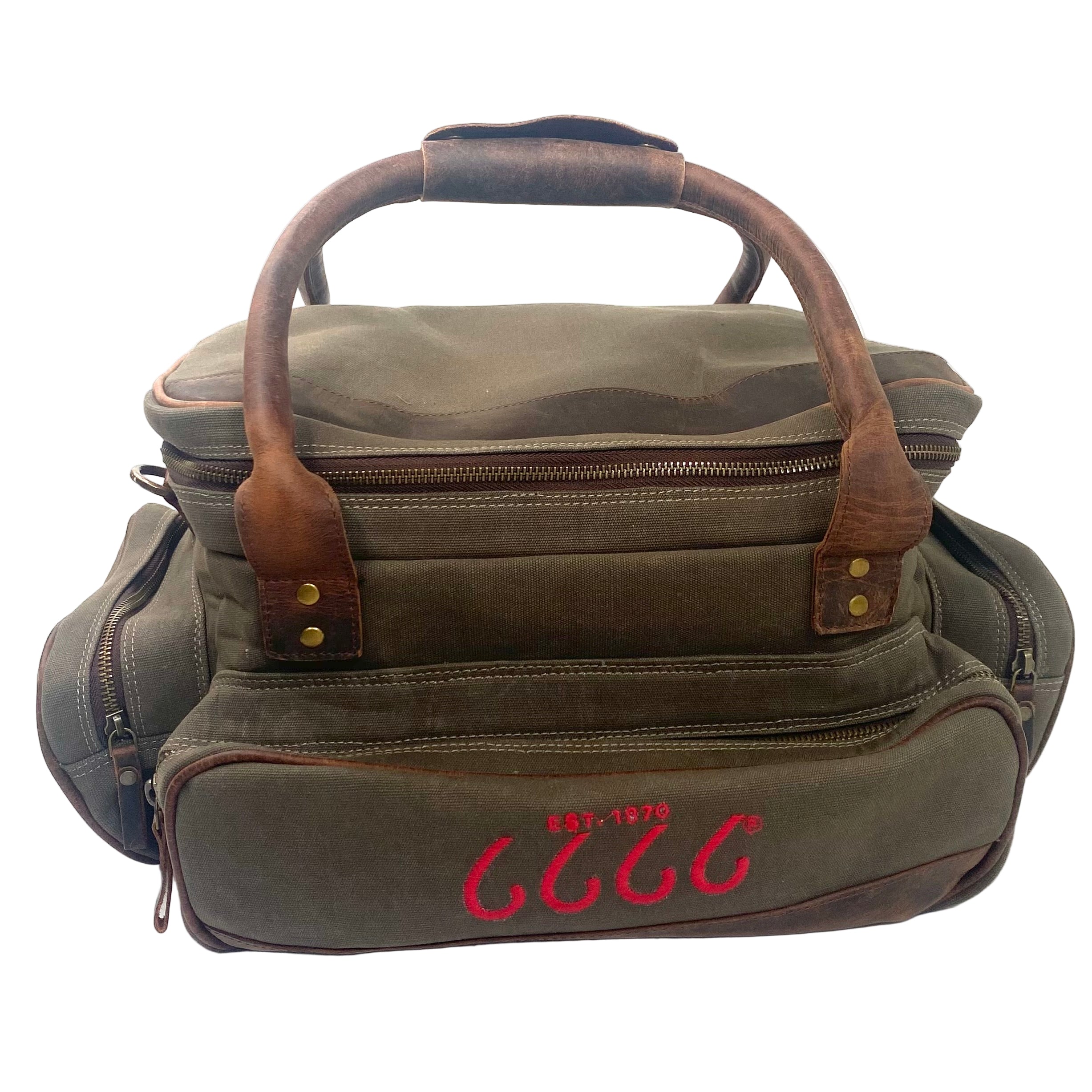 Green Canvas Range/Field Bag