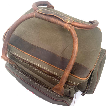 Green Canvas Range/Field Bag