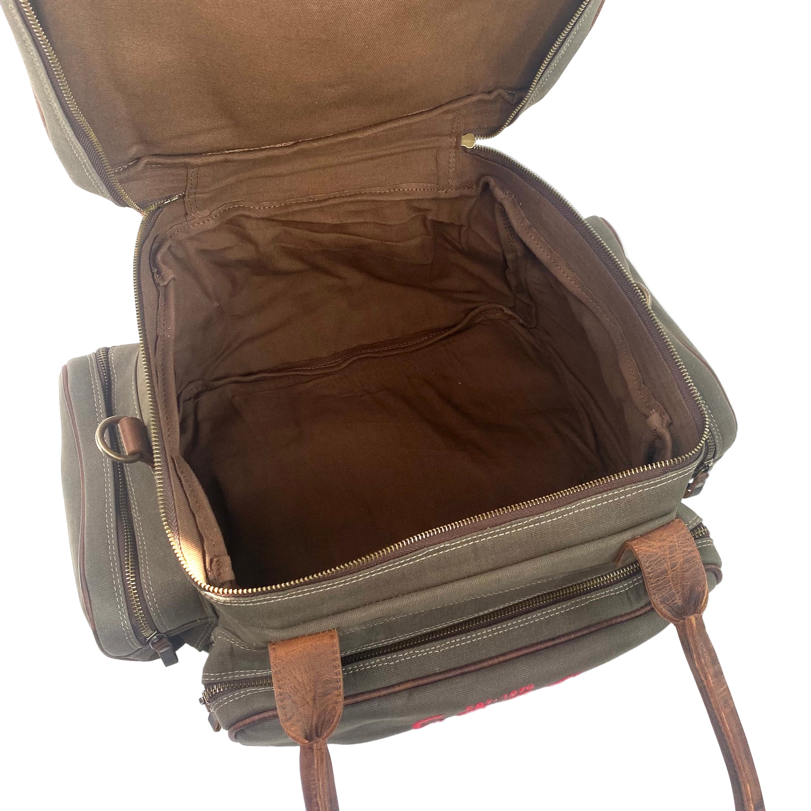 Green Canvas Range/Field Bag