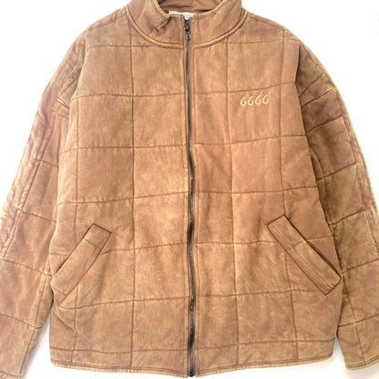 Women's Quilted Jacket - Brown