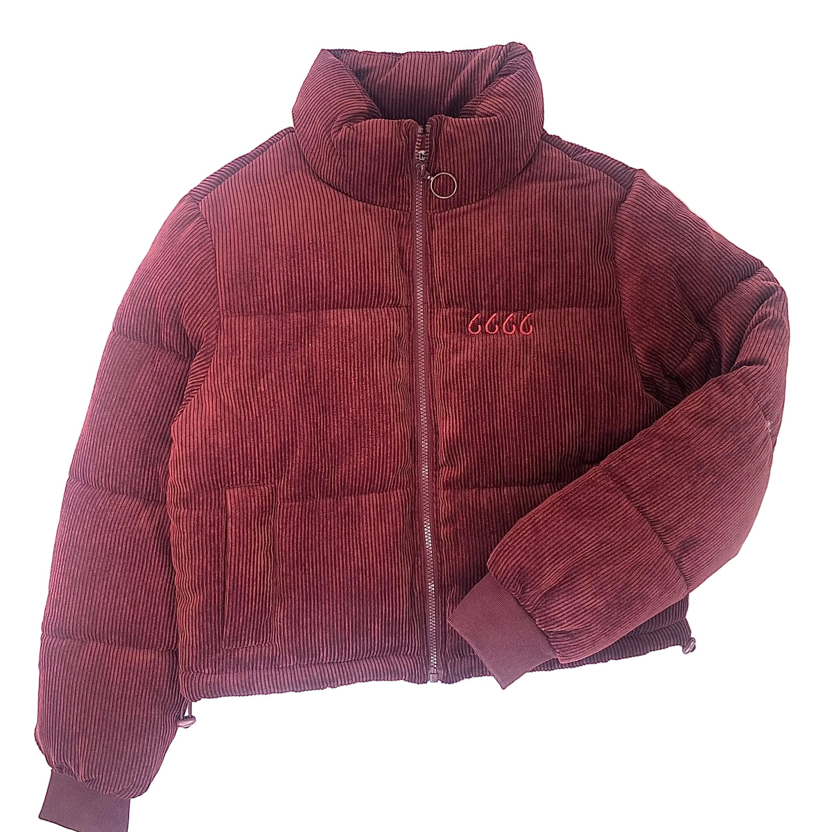 Quilted Corduroy Puffer Jacket - Wine – Shop 6666 Ranch