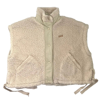 Oversized Sherpa Fleece Layering Vest
