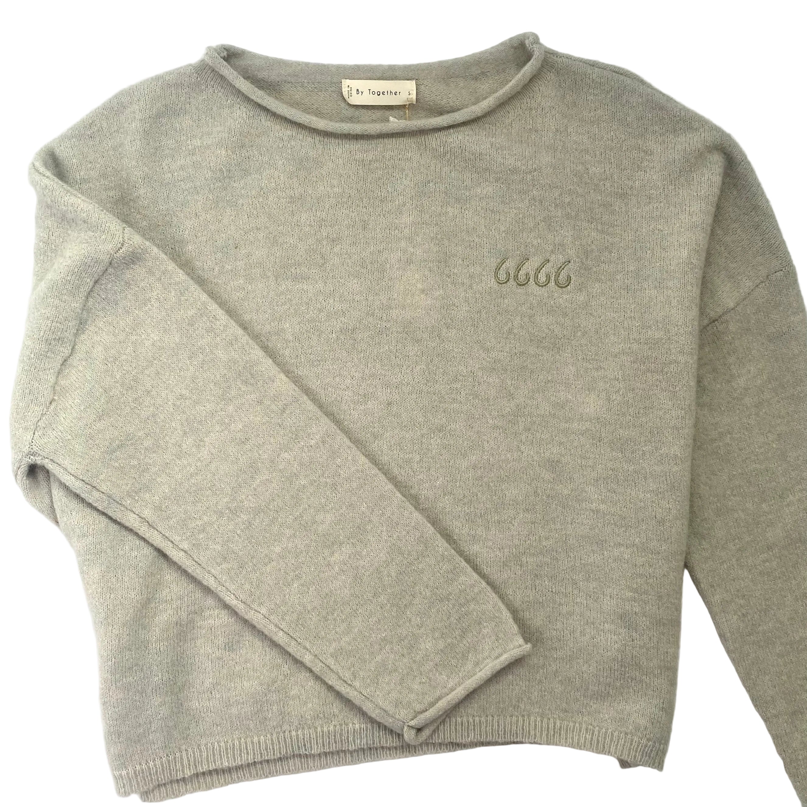 Knit Rolled Neck Sweater