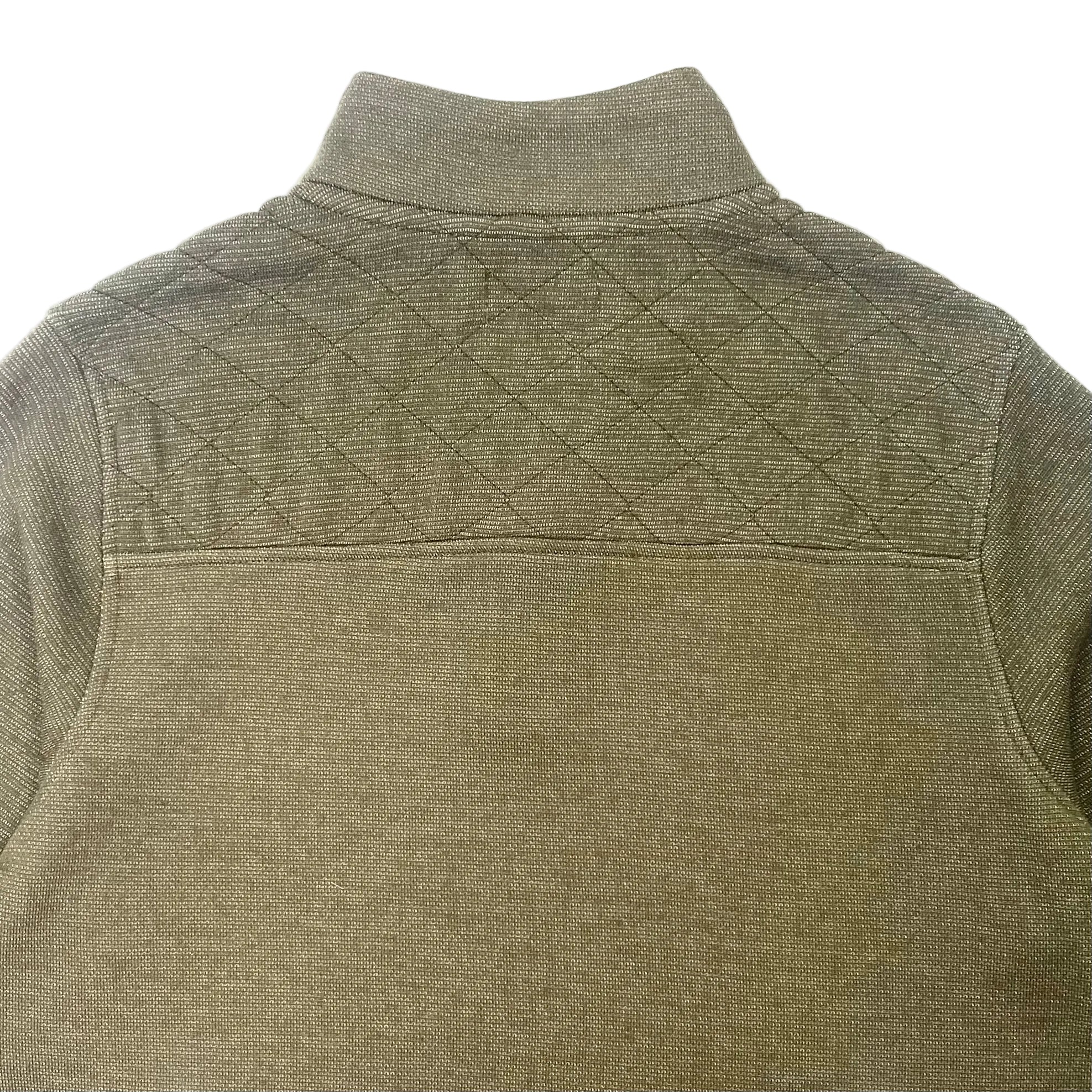 Men's Heather Green Quarter Zip