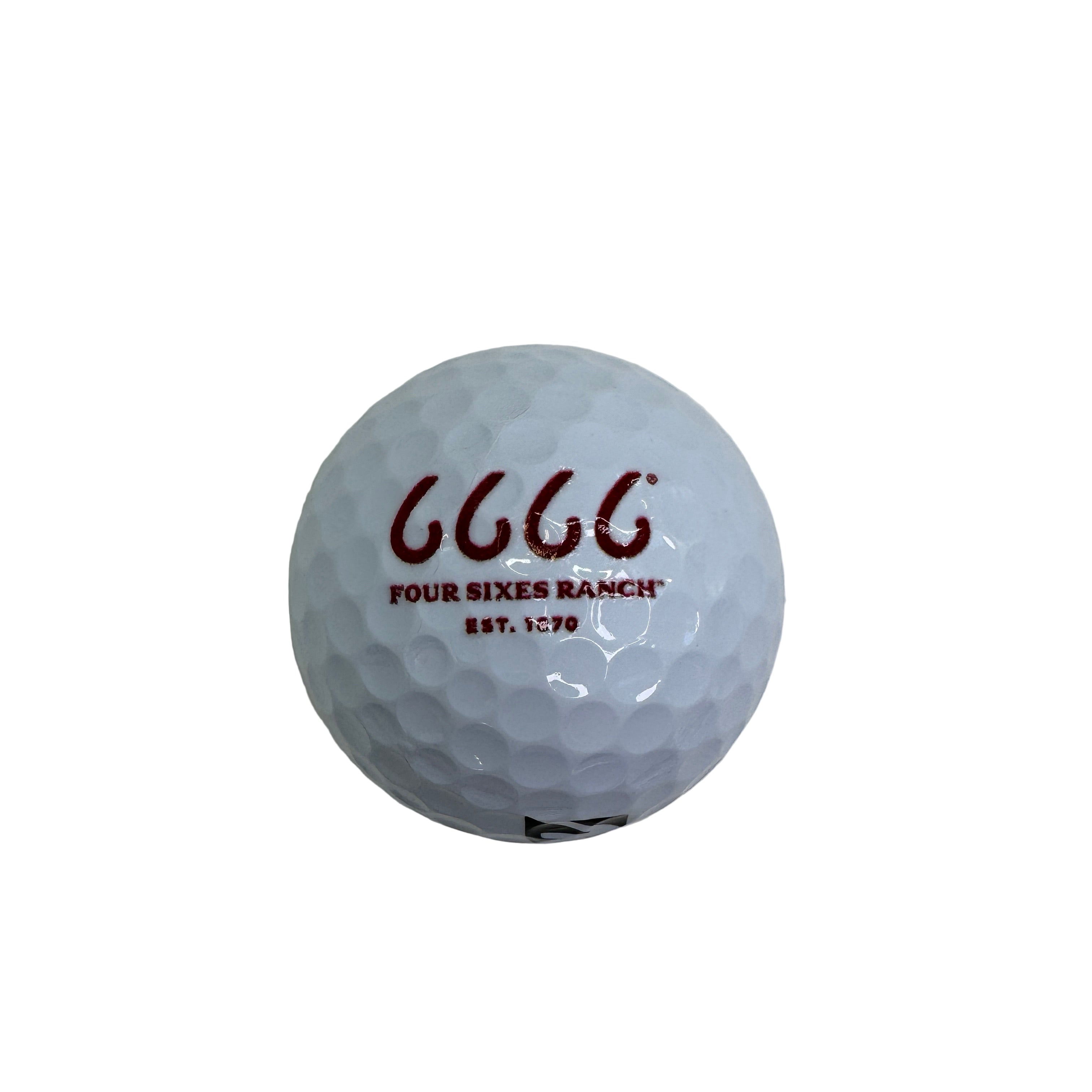Four Sixes Logo Golf Balls