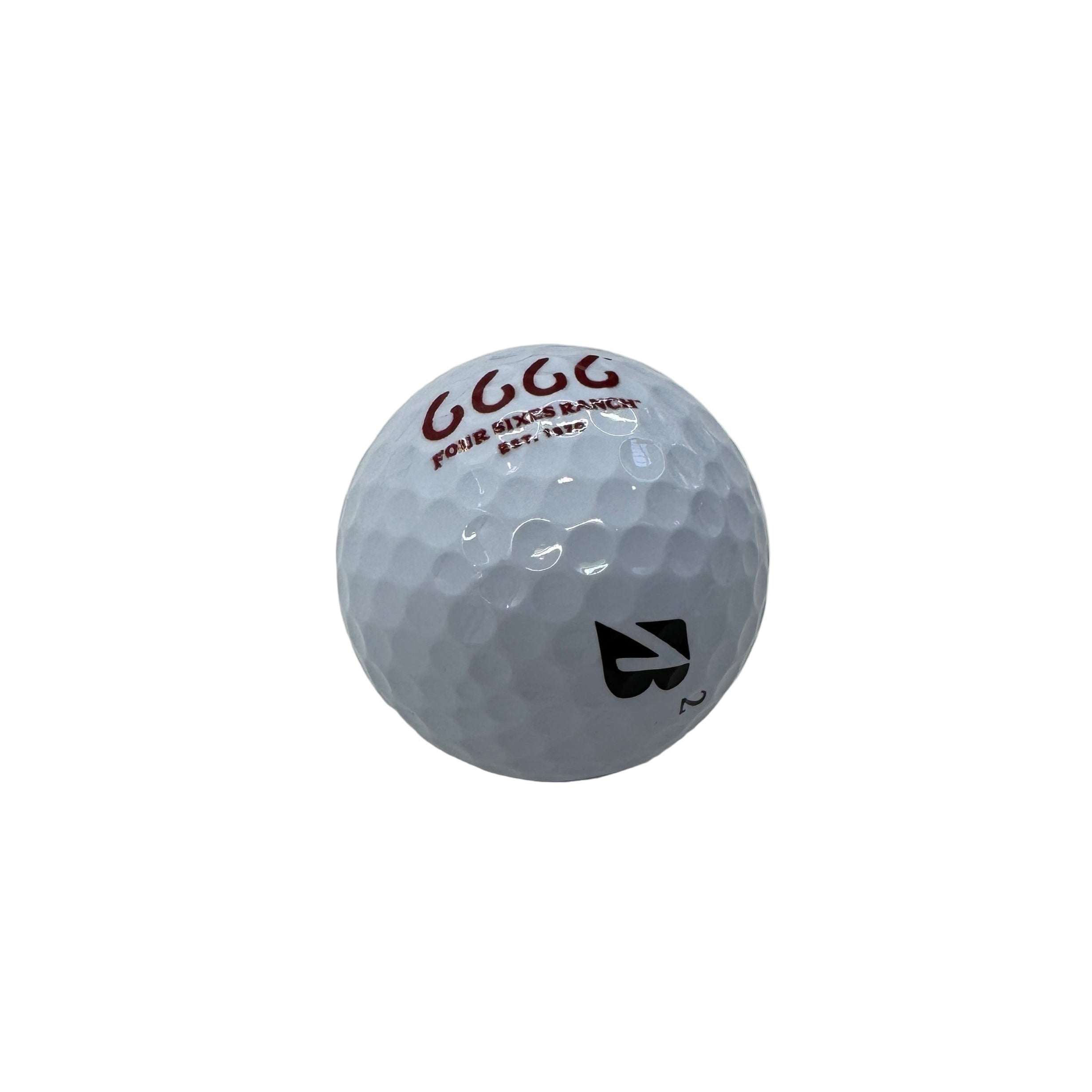 Four Sixes Logo Golf Balls