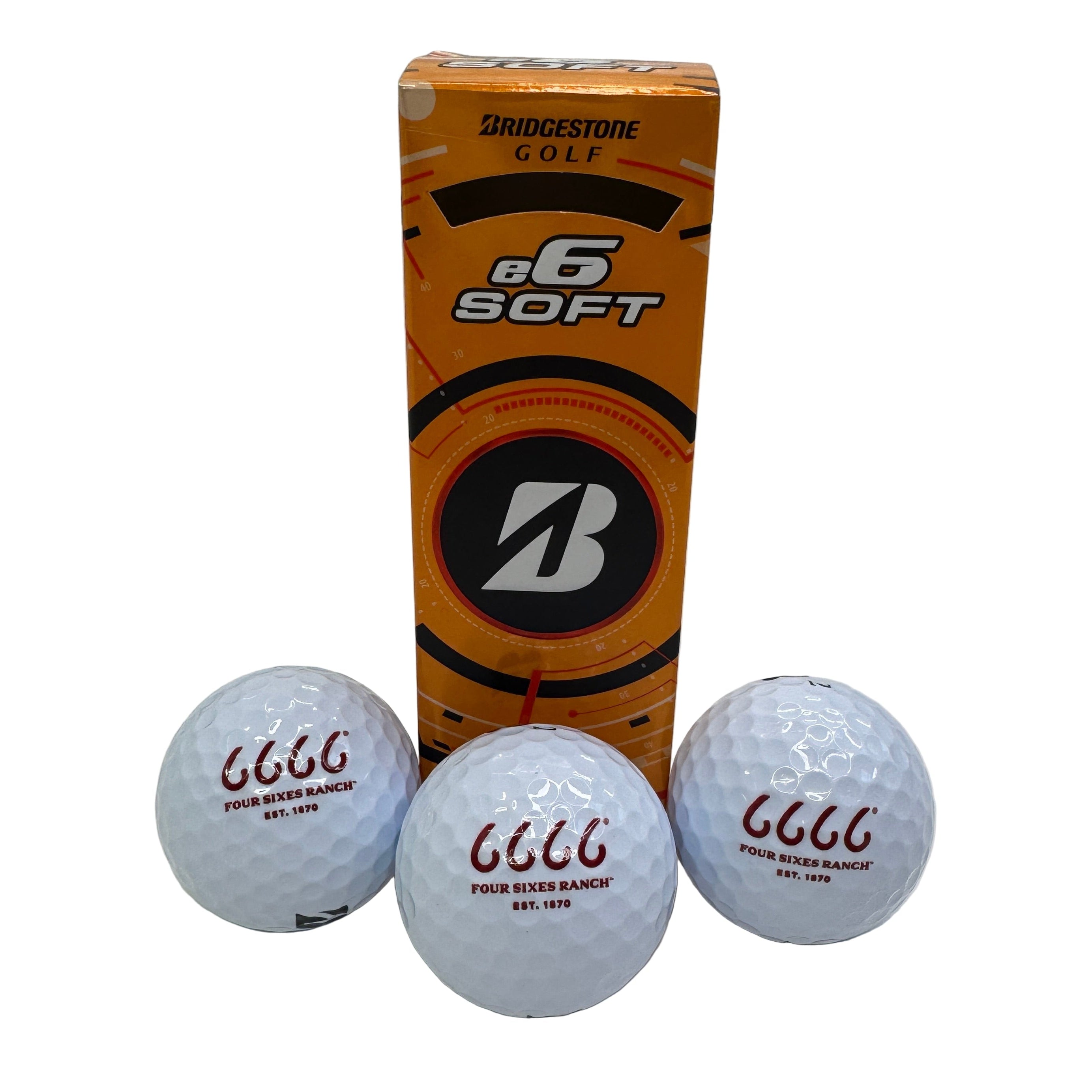 Four Sixes Logo Golf Balls