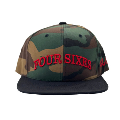 Camo/Black Flat Bill