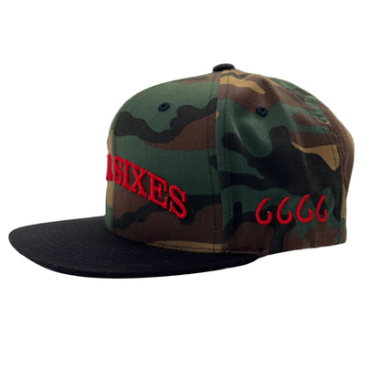 Camo/Black Flat Bill