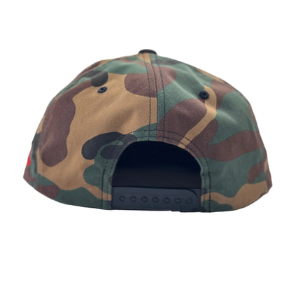 Camo/Black Flat Bill