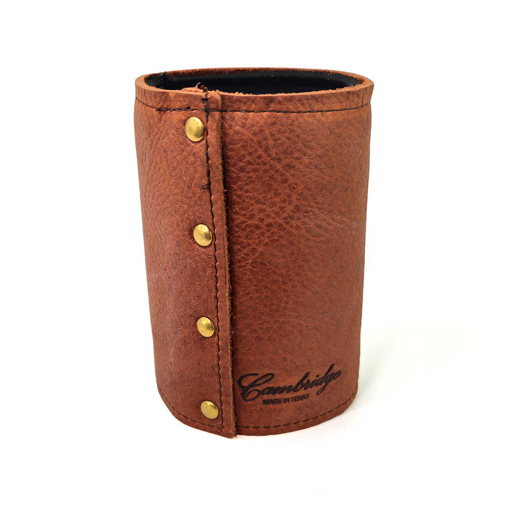 Four Sixes Leather Koozie (Single)