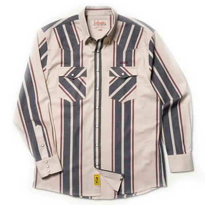 Schaefer Western Stretch Snap Shirt-Mason Stripe