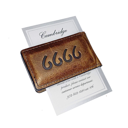 Four Sixes Money Clip