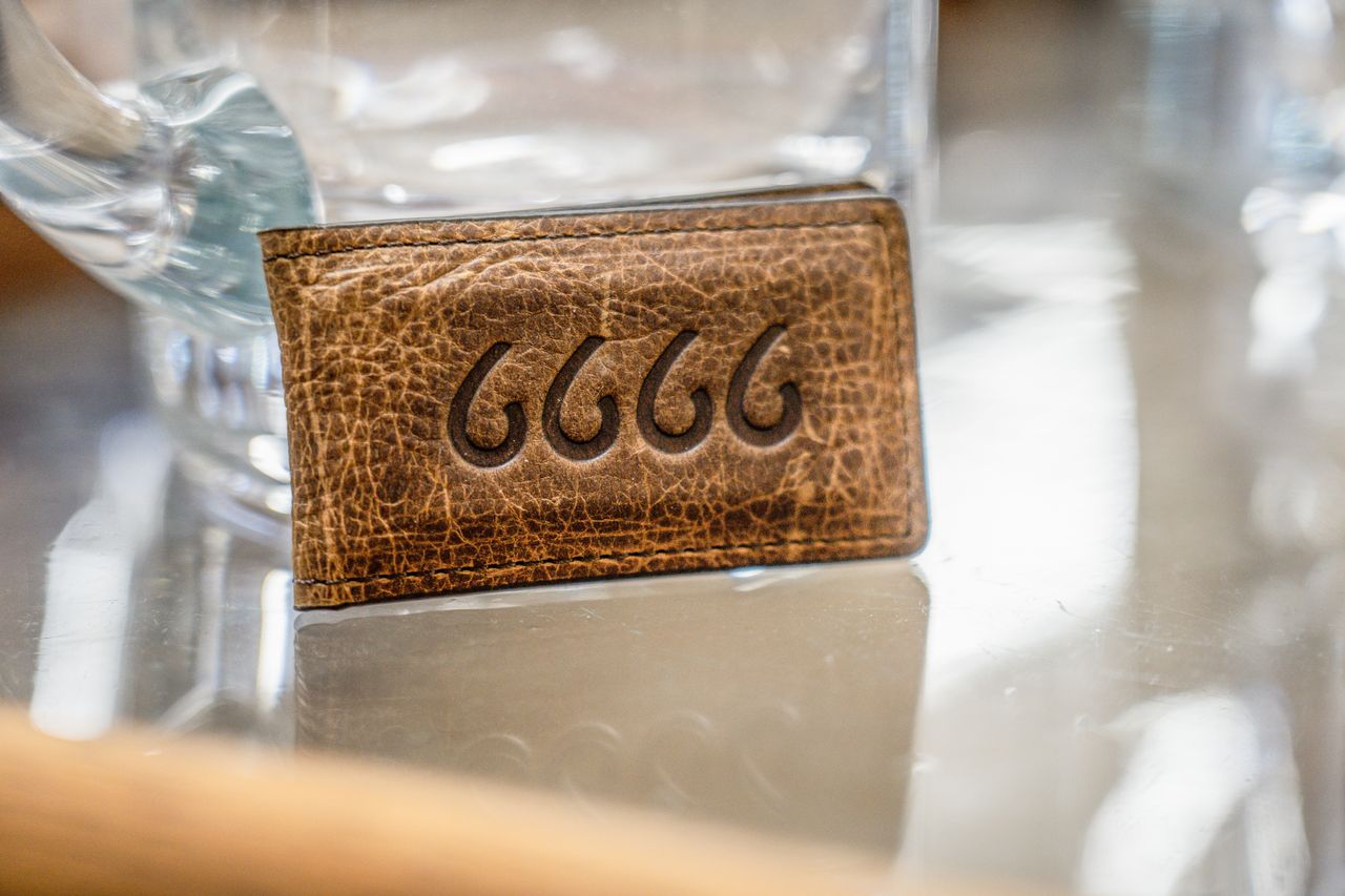 Four Sixes Money Clip