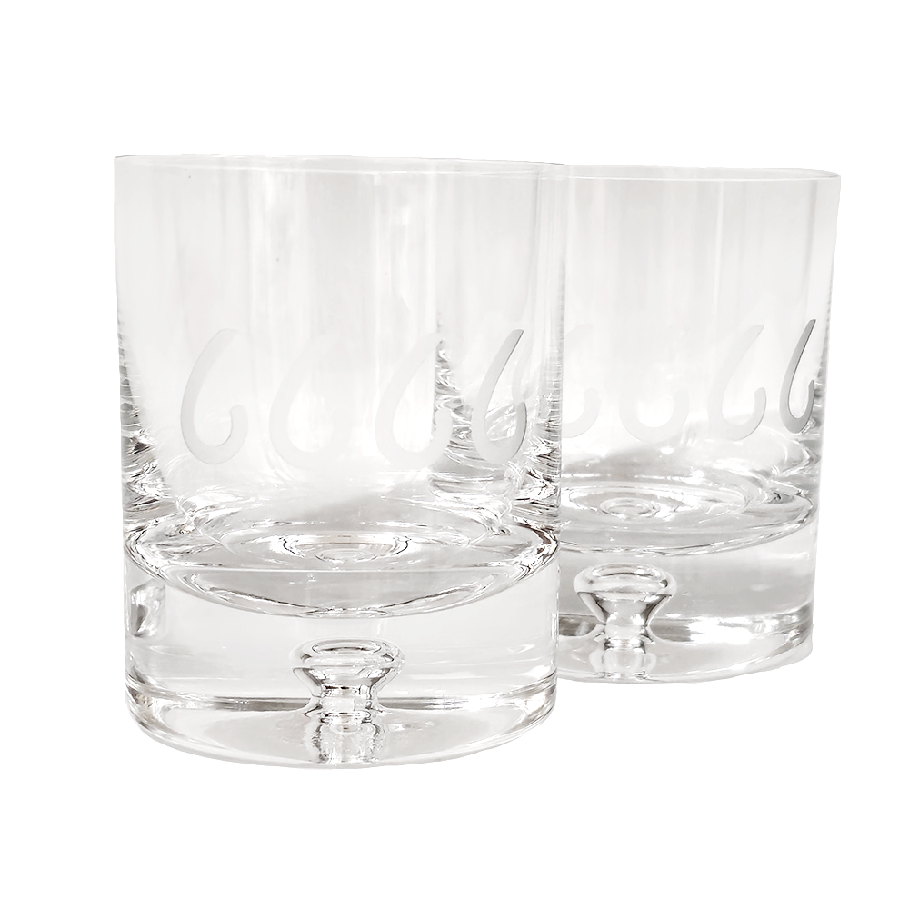 Four Sixes Old Fashioned Glass (Set of 2)
