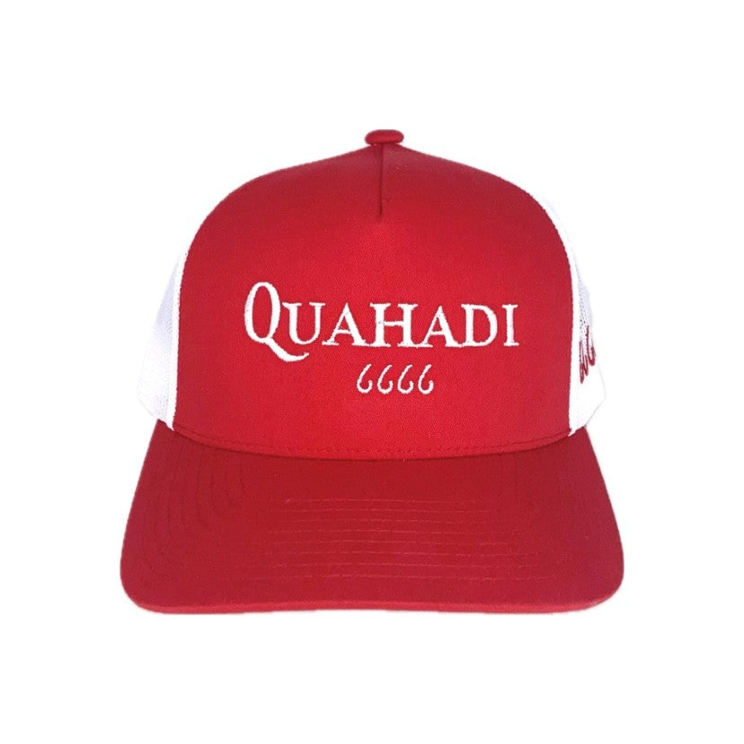 Quahadi Stallion Cap-Red/White