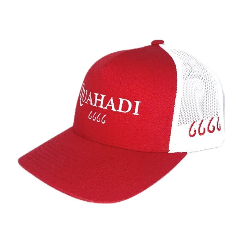 Quahadi Stallion Cap-Red/White