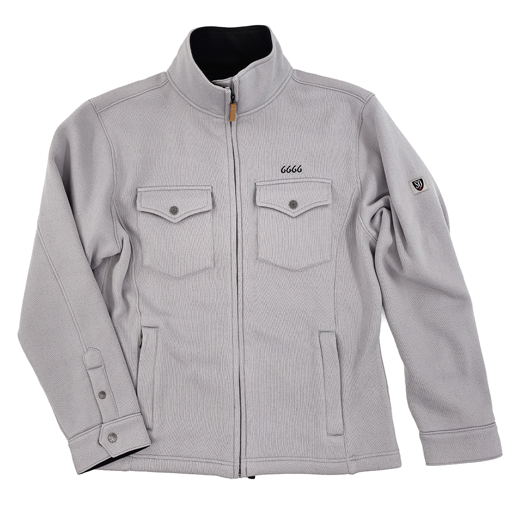 Schaefer Ramshorn Sweater Jacket- Light Gray
