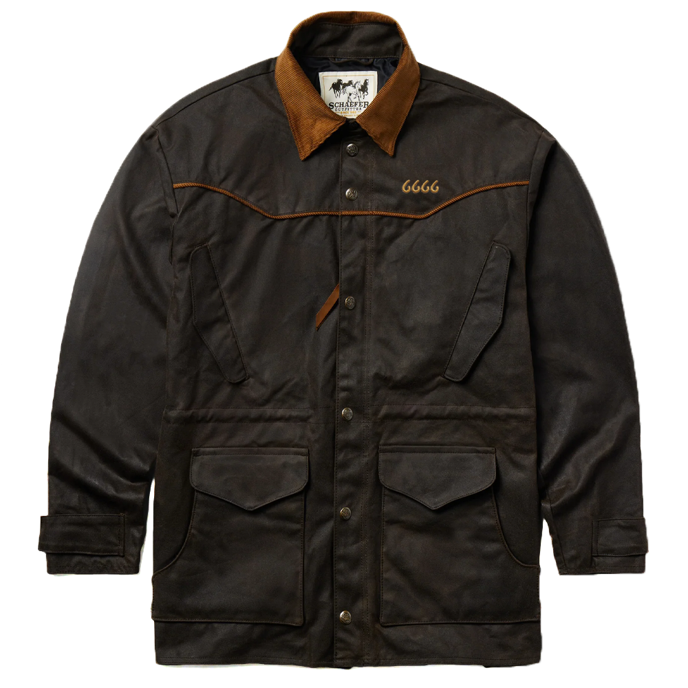 Schaefer Rangewax Drifter Coat in Oak