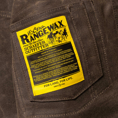 Schaefer Rangewax Mesquite Brush Jacket 311 inside tag- Oak