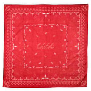 Red Cotton Bandana 25X25