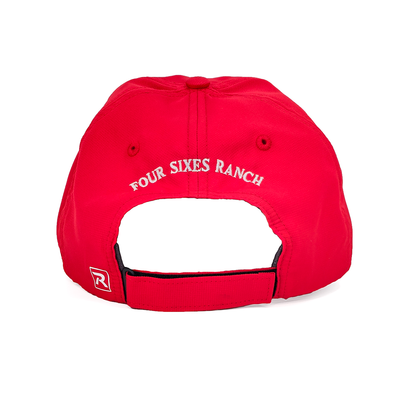 Four Sixes Red Golf Cap